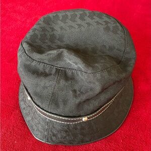 SOLD ✅ New York & Company Women's Belted Black Bucket Hat OS Plush not Included